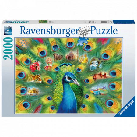 Puzzle Paun, 2000 Piese - Img 2