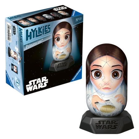 Ravensburger - Puzzle 3D Hylkies Star Wars printesa Leia 54 piese - Img 2