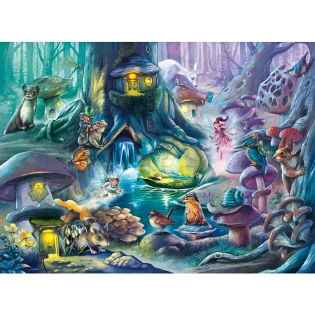 Ravensburger - Puzzle Padurea magica 150 piese XXL - Img 3