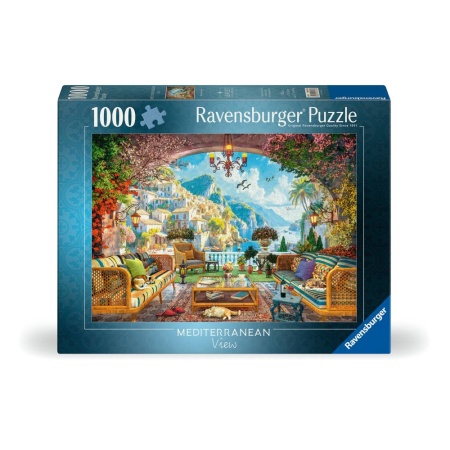 Ravensburger - Puzzle terasa mediteraneana 1000 piese - Img 2