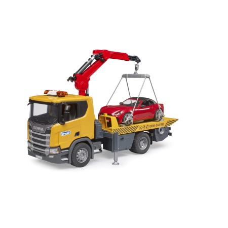 Bruder masina tractare Scania Super 560R cu lumini si sunete - Img 5