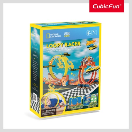 Cubic Fun - Joc Educativ STEM National Geographic puzzle 3D Cursa trasnita - Img 3