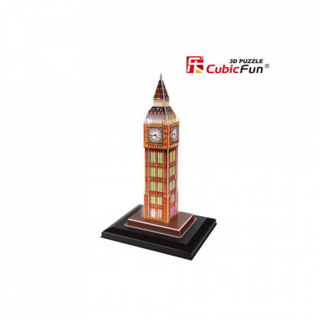 Cubic Fun - Puzzle 3D Led Big Ben 28 Piese - Img 2