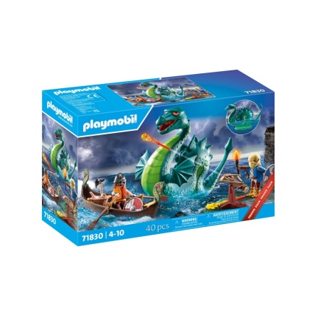 Playmobil - Promo Pack Viking cu monstru marin - Img 2