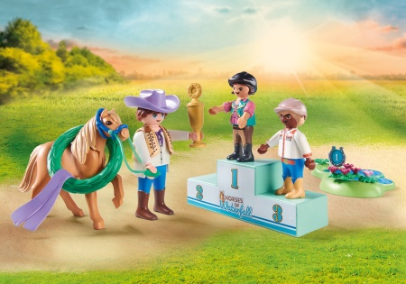 Playmobil-TURNEUL CU PONEI - Img 4