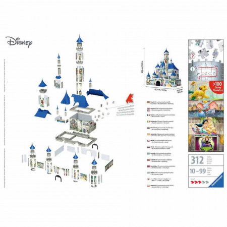 Puzzle 3D Castelul Disney, 216 Piese - Img 3