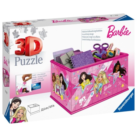Ravensburger - Puzzle 3D cutie depozitare Barbie 216 piese - Img 3