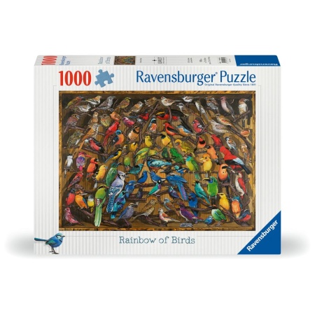 Ravensburger - Puzzle curcubeu de pasari 1000 piese design nou