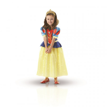 Rochita cu sclipici Alba ca Zapada, Disney Princess, 7-8 ani