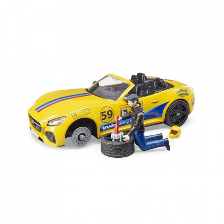 Bruder - Masina De Teren Ram 2500 Si Masina De Curse Roadster - Img 2