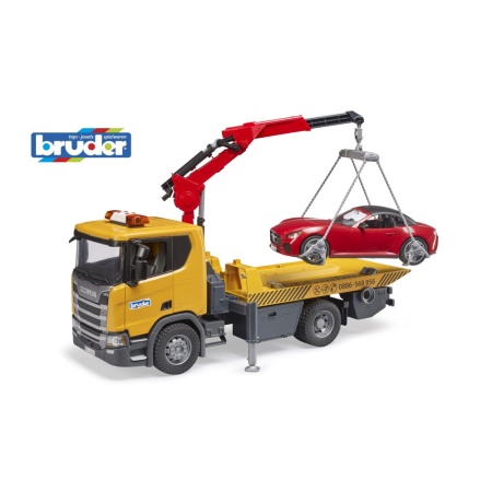 Bruder masina tractare Scania Super 560R cu lumini si sunete - Img 2