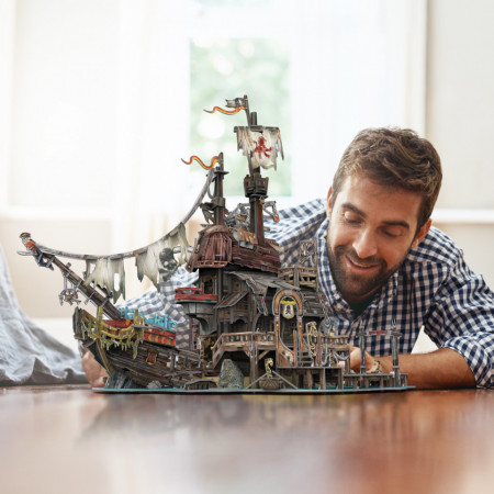 Cubic Fun - Puzzle 3D Nava Pirati 218 Piese - Img 3