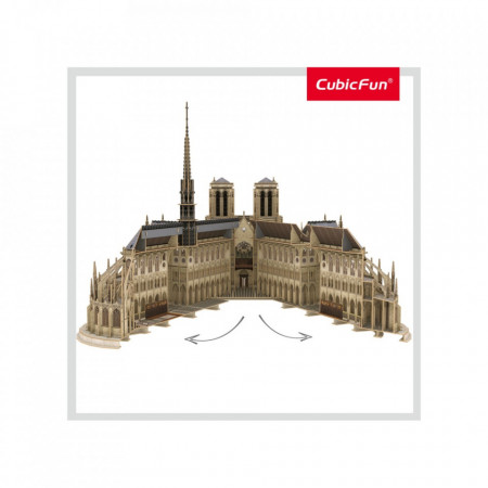 Cubic Fun - Puzzle 3D Notre Dame (Nivel Complex 293 Piese) - Img 3
