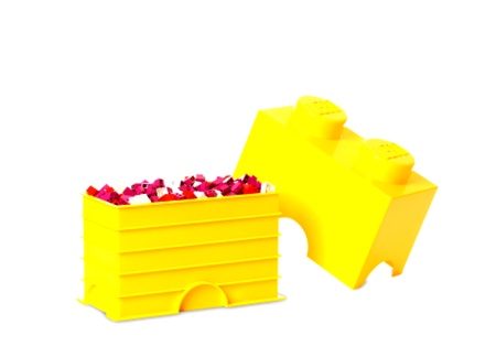 Cutie depozitare LEGO 2 galben - Img 2