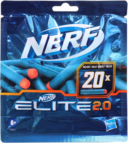 Nerf Elite Munitie 2.0 Refill 20 Piese - Img 2