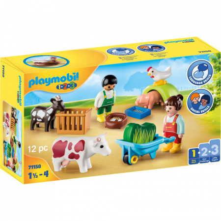 Playmobil - 1.2.3 Distractie La Ferma