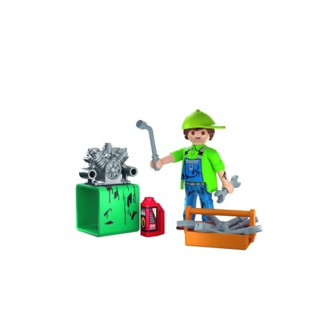 Playmobil - Figurina mecanic cu accesorii - Img 3