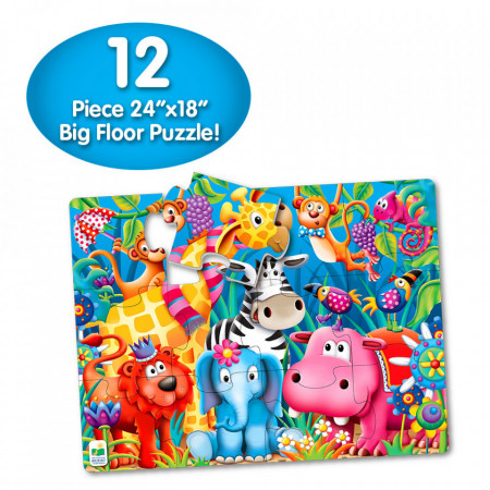 Primul Meu Puzzle De Podea - Animale In Jungla - Img 4