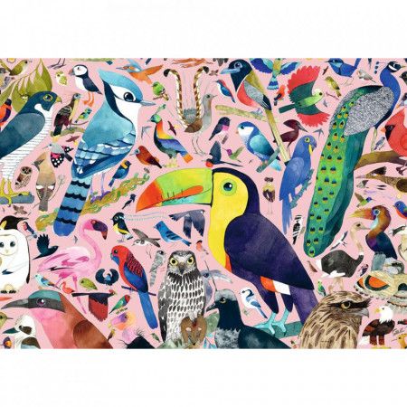 Puzzle Pasarile Lui Matt Sewell, 1000 Piese - Img 2