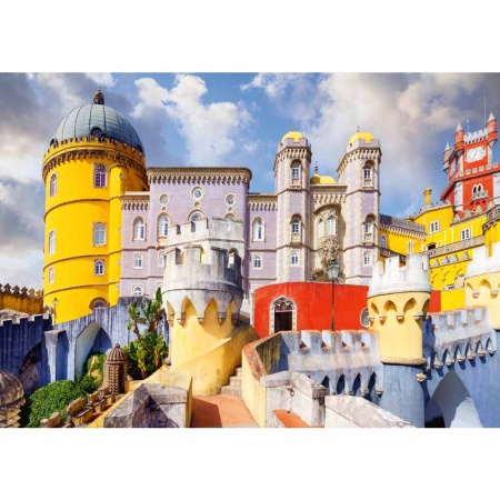 Ravensburger - Puzzle castele minunate Palatul Pena Portugalia 1000 piese - Img 3