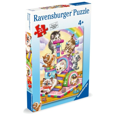 Ravensburger - Puzzle pisicute la joaca 35 piese - Img 2