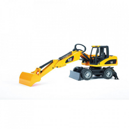 Bruder - Excavator Pe Roti Cat - Img 4