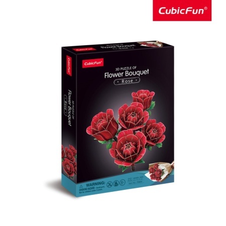 CubicFun Buchet de Trandafiri 3D 312 piese - Img 2