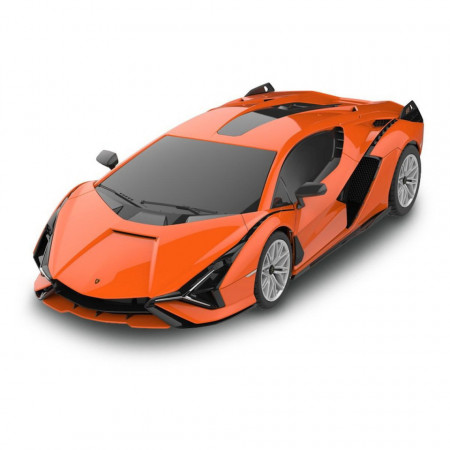 Masina Cu Telecomanda Lamborghini Sian Portocaliu Cu Scara 1 La 24 - Img 3