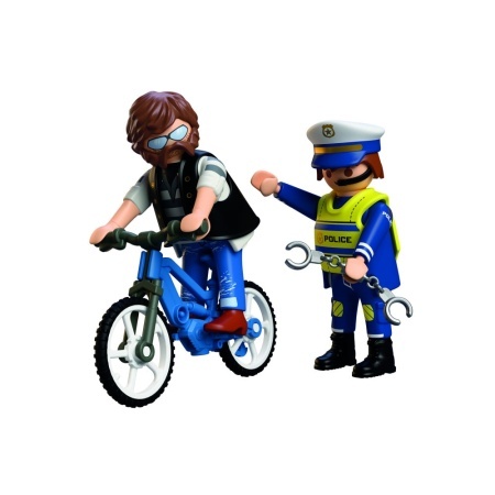 Playmobil - Jucarie de rol Prinderea hotului de biciclete - Img 2