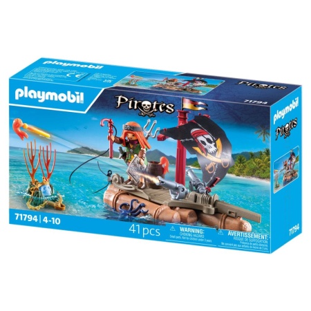 Playmobil - Pluta piratilor cu comoara Playmobil - Img 3