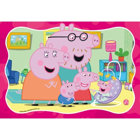 Ravensburger - Puzzle familia Peppa Pig 2x24 piese - Img 3