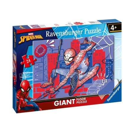 Ravensburger - Puzzle mare de podea Spiderman 24 piese - Img 3