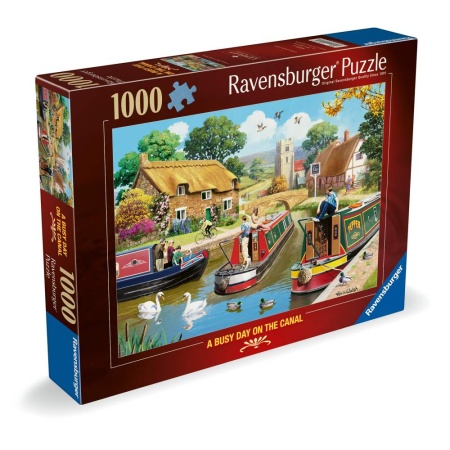 Ravensburger - Puzzle o zi agitata pe canal 1000 piese - Img 2