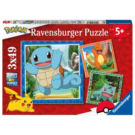 Ravensburger - Puzzle personaje Pokemon 3x49 piese - Img 2