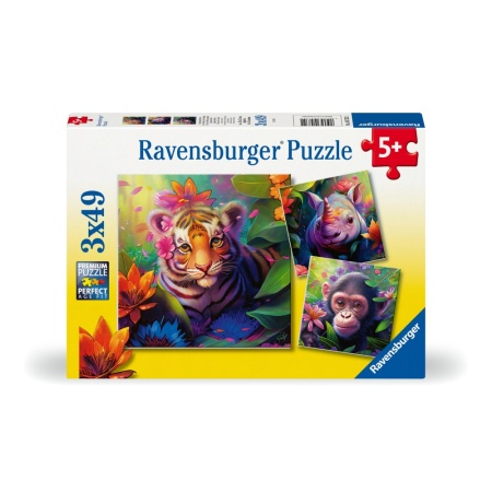 Ravensburger - Puzzle puiuti de animale 3x49 piese - Img 5