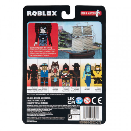 Roblox Figurina Blister S10: Star Sorority: Zara The Cyborg - Img 3