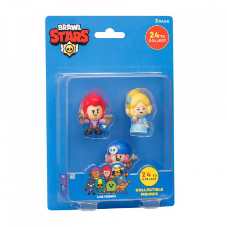 Set 3 figurine blister, Brawl Stars, Penny, Piper, Colt
