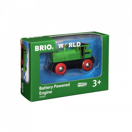 Brio - Locomotiva Mica Verde Cu Baterii - Img 2