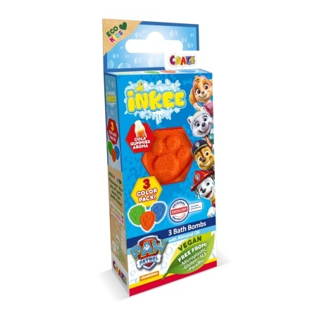Craze - Bombe de baie Inkee 3 buc asortate in forma de labuta Paw Patrol - Img 3