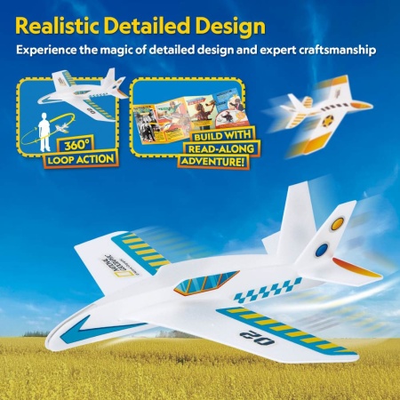 Cubic Fun - Puzzle 3D avioane care se intorc la 360 grade 20 piese - Img 3