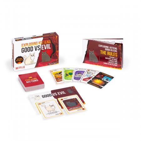 Joc de societate Exploding Kittens: BINE vs RAU - Img 2