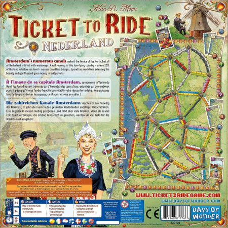 Joc de societate Ticket to Ride Map Collection Netherlands, limba engleza - Img 2