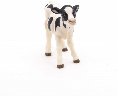 Papo Figurina Vitel Alb Cu Negru - Img 3