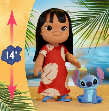 Papusa Lilo cu figurina Stitch, Just Play - Img 4