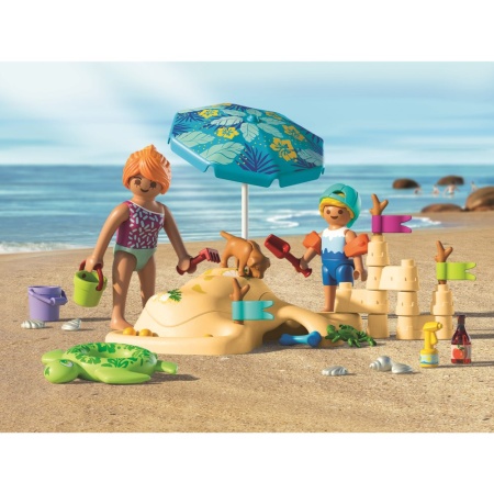 Playmobil - Jucarie de rol Distractie in familie la plaja - Img 4