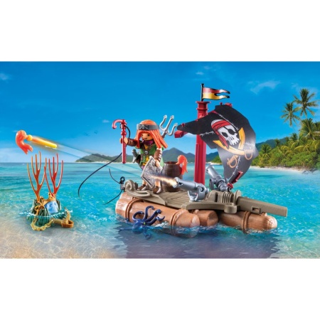 Playmobil - Pluta piratilor cu comoara Playmobil - Img 4