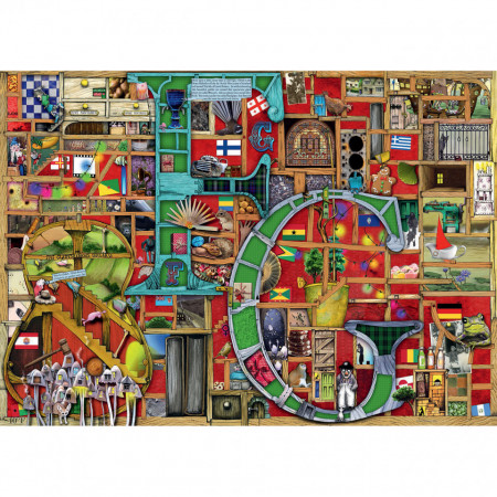 Puzzle Alfabet Colin Thompson, 1000 Piese - Img 2