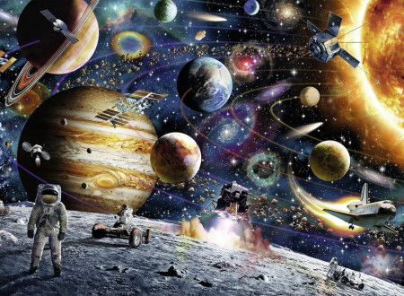 Puzzle Om Pe Luna, 150 Piese - Img 2