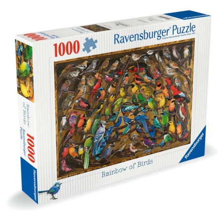 Ravensburger - Puzzle curcubeu de pasari 1000 piese design nou - Img 2