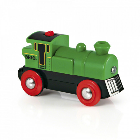 Brio - Locomotiva Mica Verde Cu Baterii - Img 3